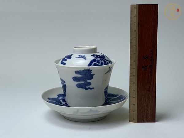 古玩陶瓷蓋碗真品鑒賞圖