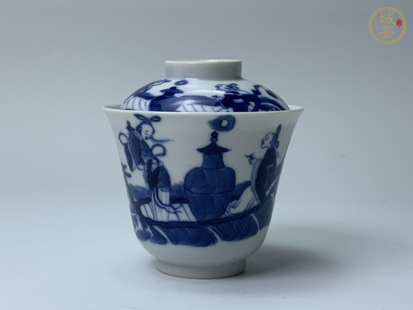 古玩陶瓷蓋碗真品鑒賞圖