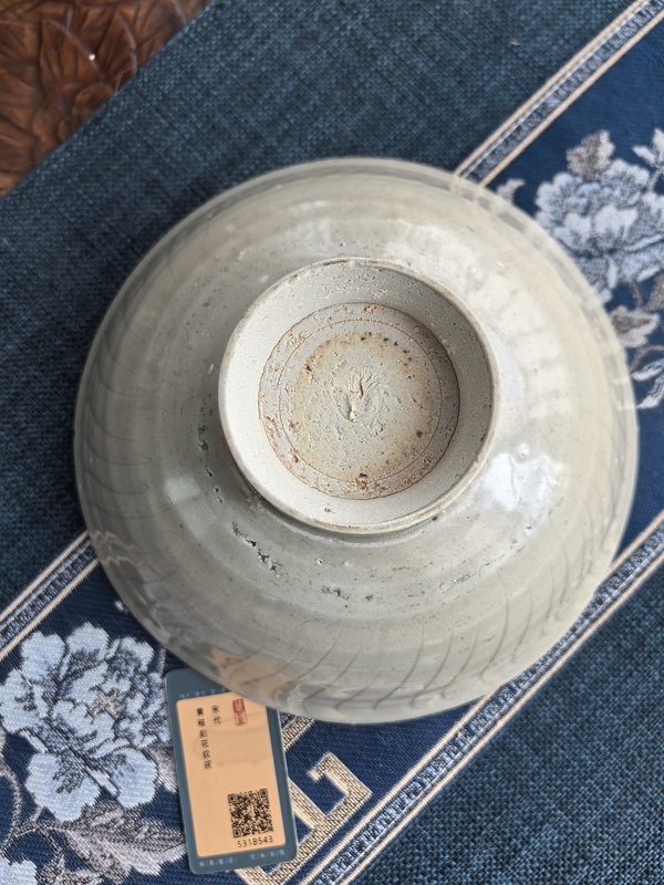 古玩陶瓷宋代·青白釉刻仰蓮紋高足碗拍賣,當前價格5000元