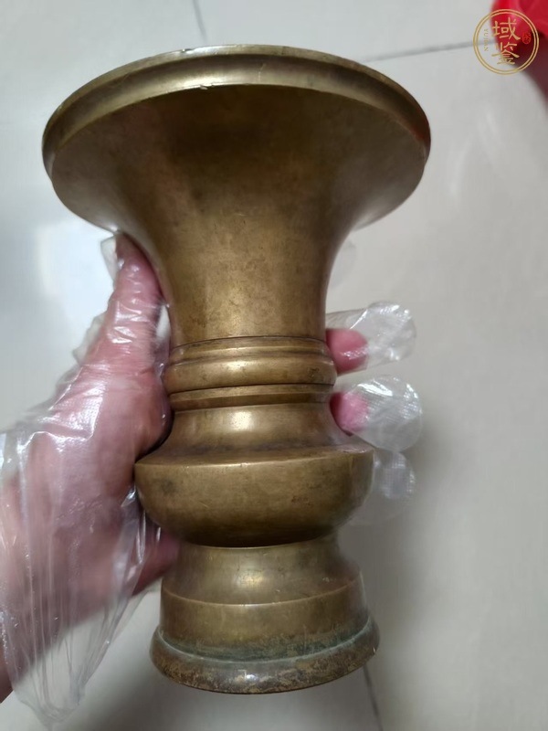 古玩花觚真品鑒賞圖