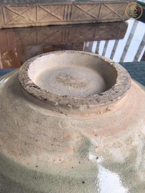 古玩陶瓷耀州窯青釉大碗真品鑒賞圖