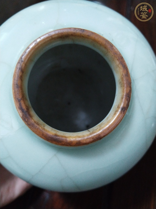 古玩陶瓷官釉罐真品鑒賞圖