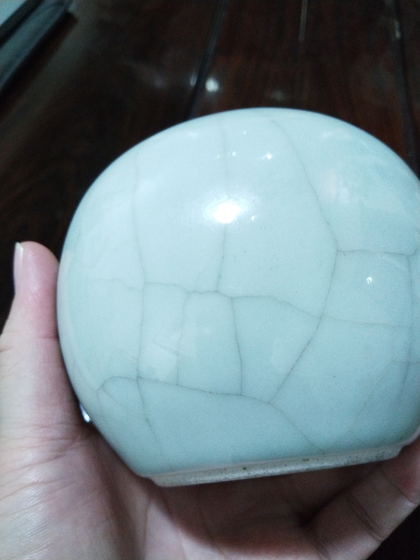 古玩陶瓷官釉罐拍賣，當(dāng)前價(jià)格5000元
