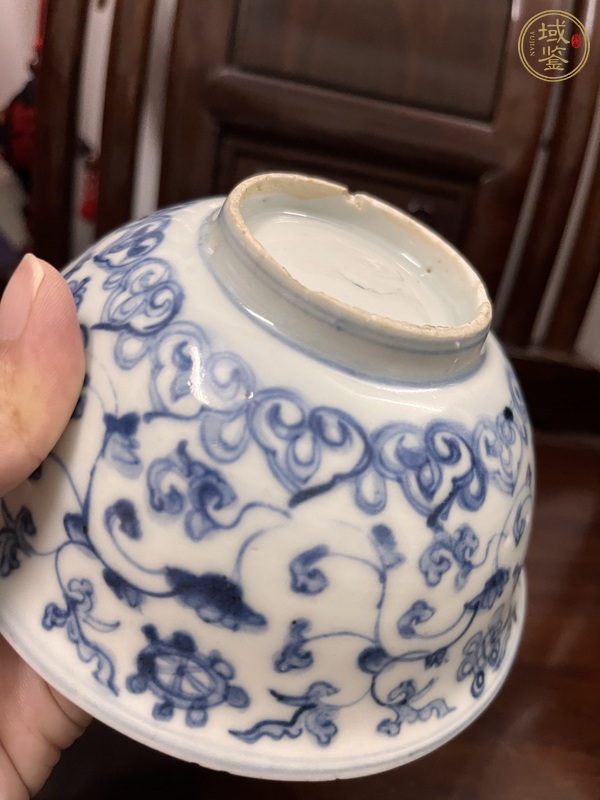 古玩陶瓷明成化青花碗真品鑒賞圖