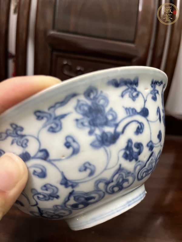 古玩陶瓷明成化青花碗真品鑒賞圖