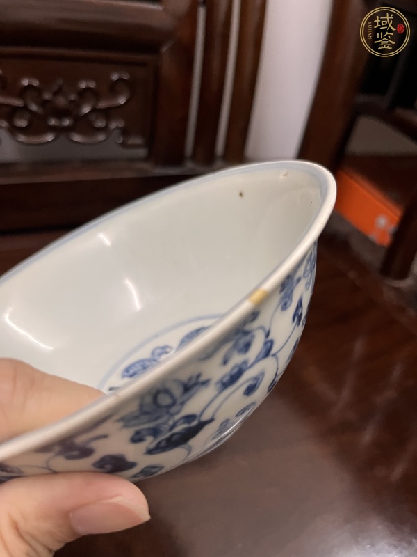 古玩陶瓷明成化青花碗真品鑒賞圖