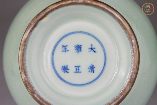 古玩陶瓷青釉尊真品鑒賞圖