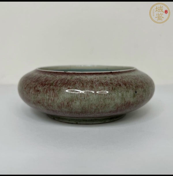 古玩陶瓷豇豆紅釉水洗真品鑒賞圖