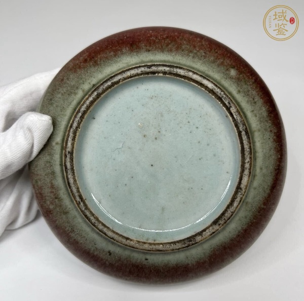 古玩陶瓷豇豆紅釉水洗真品鑒賞圖