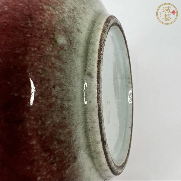 古玩陶瓷豇豆紅釉水洗真品鑒賞圖