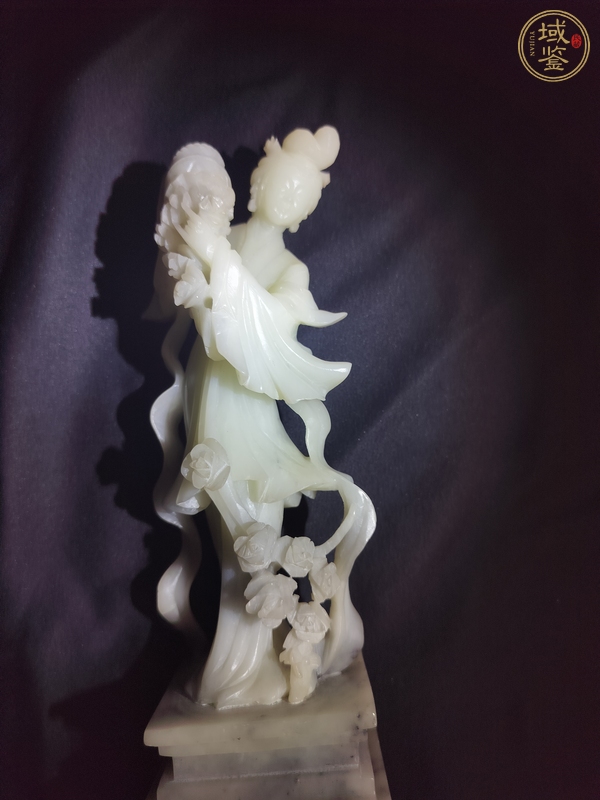 古玩玉器仕女?dāng)[件真品鑒賞圖