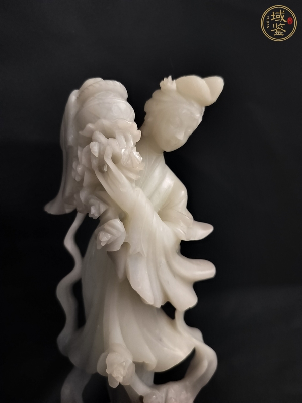 古玩玉器仕女?dāng)[件真品鑒賞圖