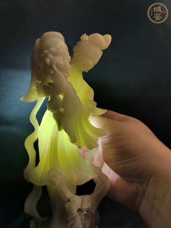古玩玉器仕女?dāng)[件真品鑒賞圖