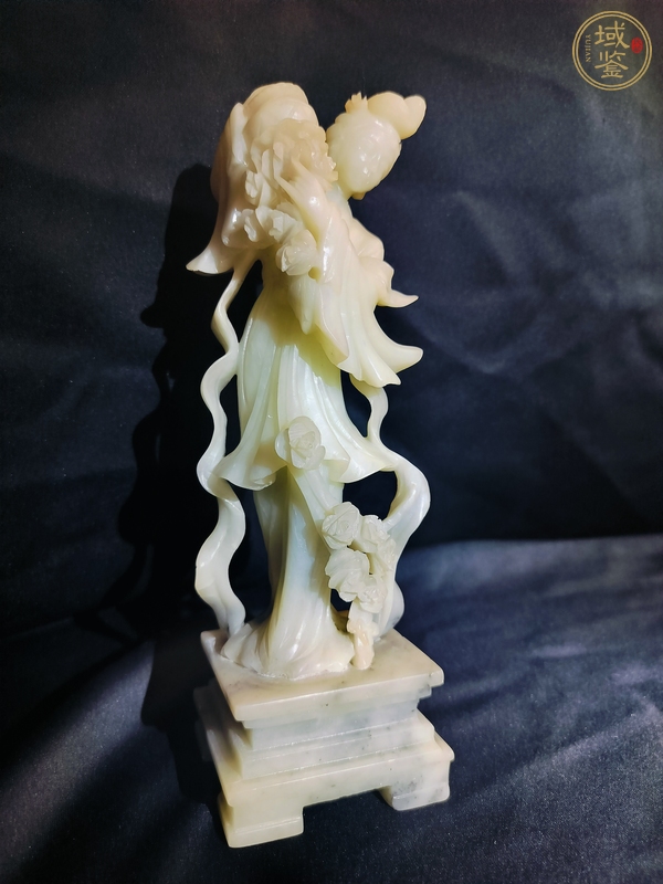 古玩仕女擺件真品鑒賞圖