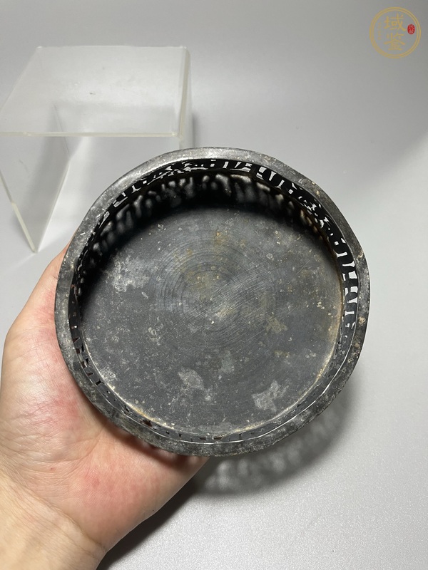 古玩銅器白銅錫質洗真品鑒賞圖