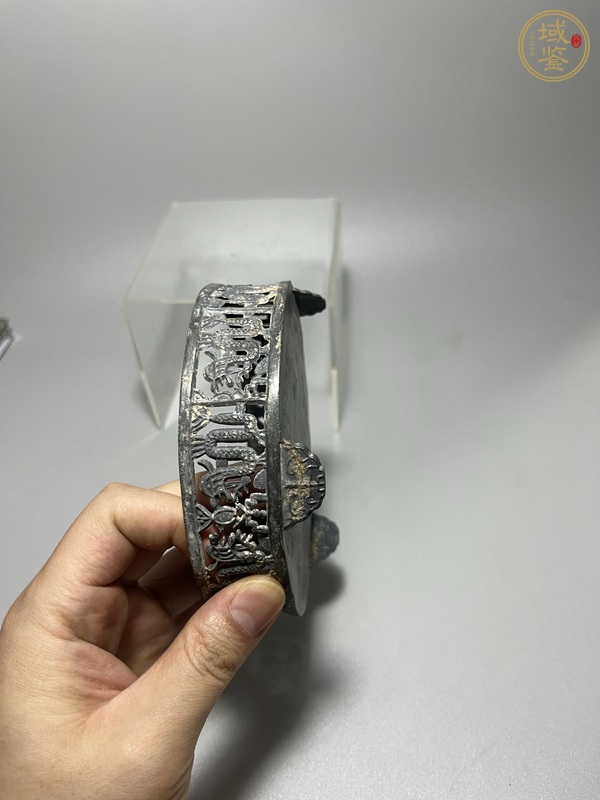 古玩銅器白銅錫質洗真品鑒賞圖