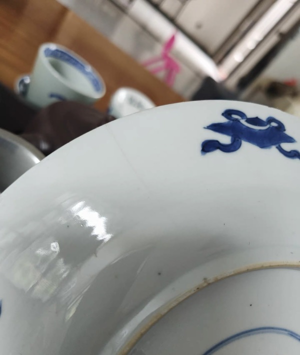 古玩陶瓷青花纏枝蓮紋盤拍賣,當(dāng)前價格5288元