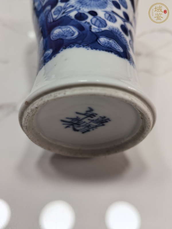 古玩陶瓷青花花鳥紋梅瓶真品鑒賞圖