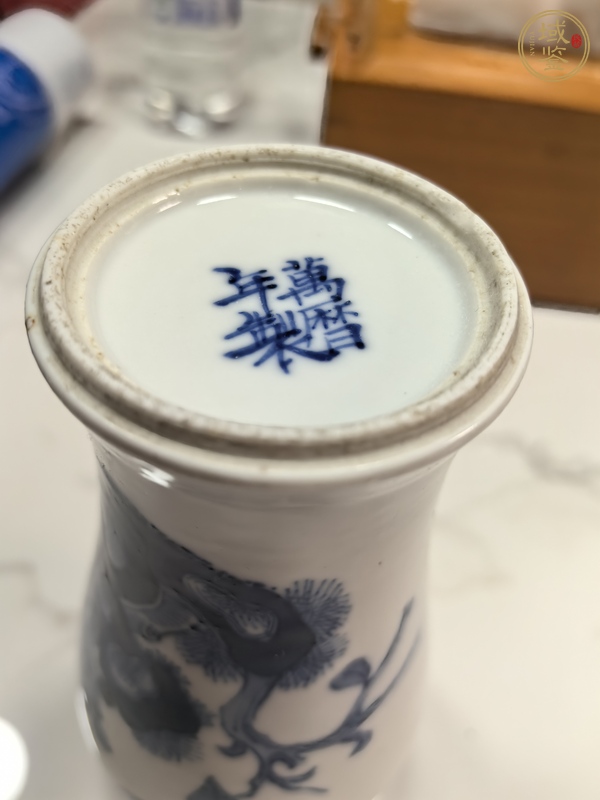 古玩陶瓷青花花鳥紋梅瓶真品鑒賞圖