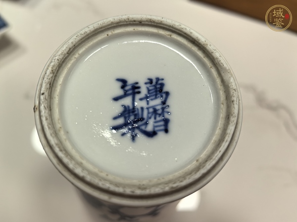 古玩陶瓷青花花鳥紋梅瓶真品鑒賞圖