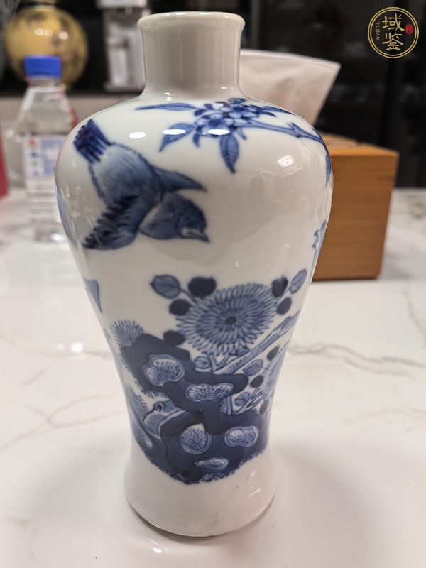 古玩陶瓷青花花鳥紋梅瓶真品鑒賞圖