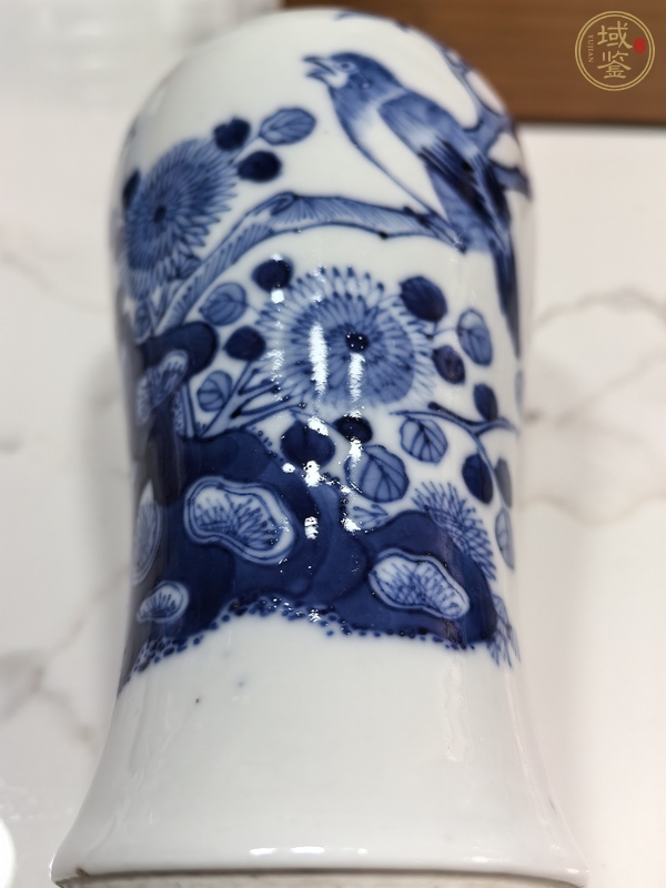 古玩陶瓷青花花鳥紋梅瓶真品鑒賞圖