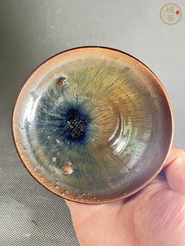 古玩茶洋窯兔毫盞真品鑒賞圖