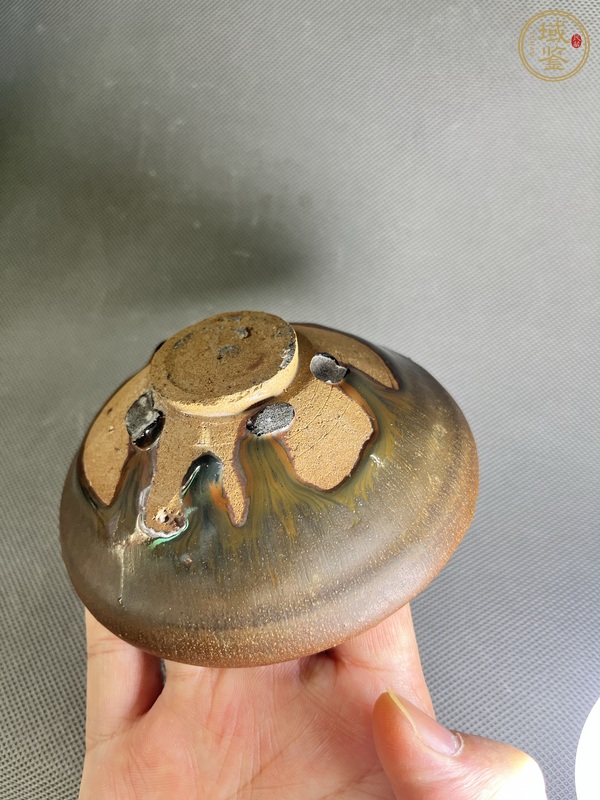 古玩陶瓷茶洋窯兔毫盞真品鑒賞圖