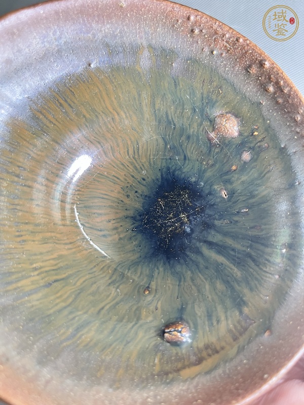 古玩陶瓷茶洋窯兔毫盞真品鑒賞圖