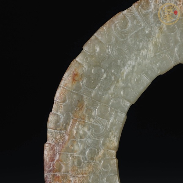古玩玉器做舊仿春秋“玉環(huán)”真品鑒賞圖