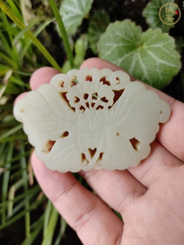 古玩玉器蝴蝶玉佩真品鑒賞圖