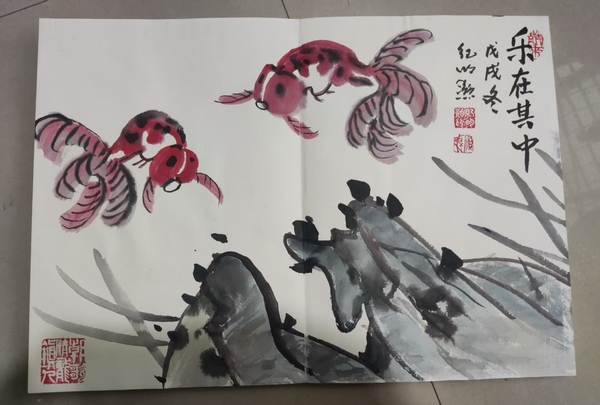 古玩字畫紀明勛花鳥冊頁拍賣,當前價格188元