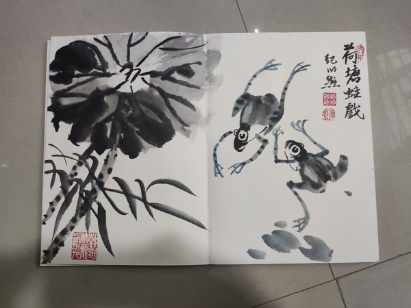 古玩字畫紀明勛花鳥冊頁拍賣,當前價格188元