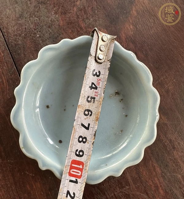 古玩雍正款花口洗真品鑒賞圖