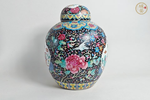 古玩陶瓷粉彩蓋罐真品鑒賞圖