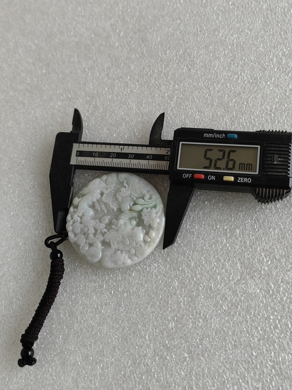 古玩玉器天然翡翠雕“山水牌”拍賣，當前價格298元