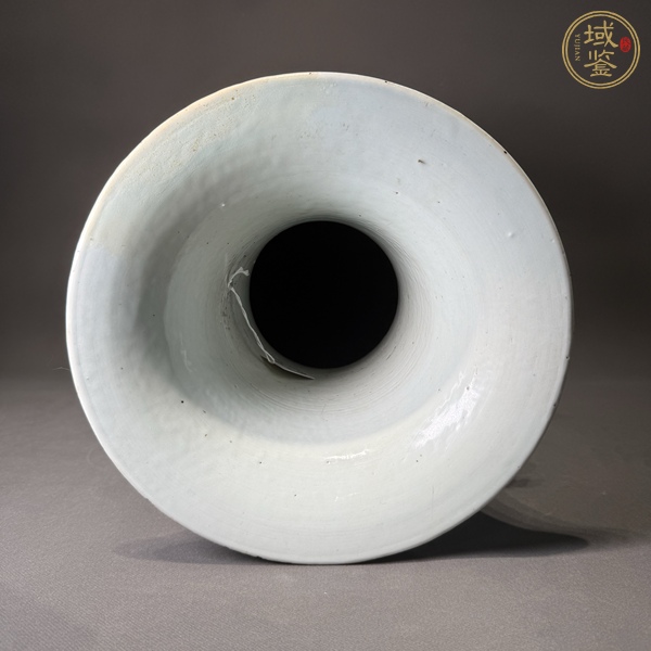 古玩陶瓷祭蘭釉雙耳瓶真品鑒賞圖