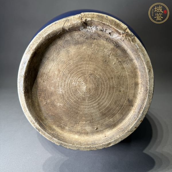 古玩陶瓷祭蘭釉雙耳瓶真品鑒賞圖