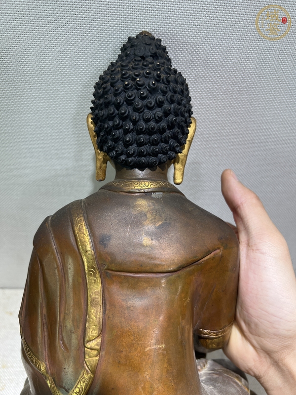 古玩雜項(xiàng)銅造像無量壽佛真品鑒賞圖