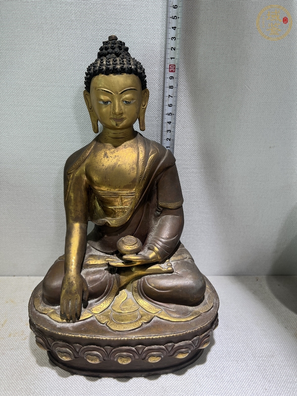 古玩雜項(xiàng)銅造像無量壽佛真品鑒賞圖