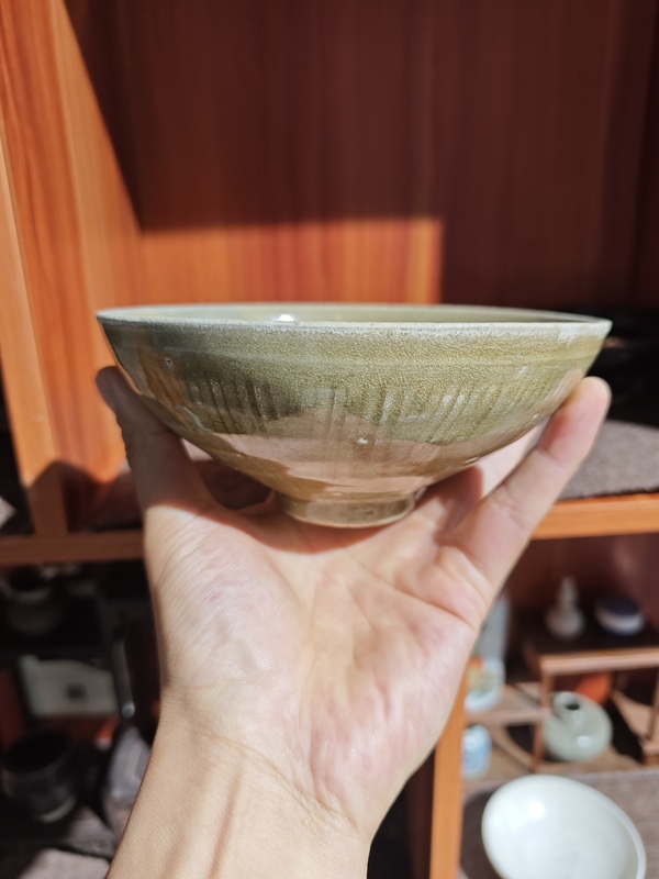 古玩陶瓷珠光青瓷拍賣，當前價格1800元