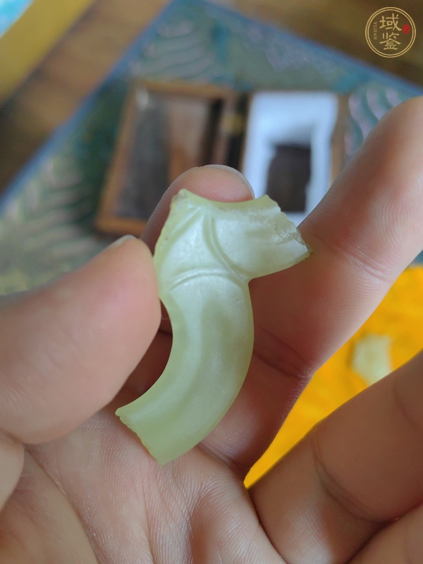 古玩玉器玉殘片標(biāo)本真品鑒賞圖