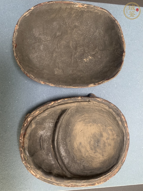 古玩陶瓷金蟾澄泥硯真品鑒賞圖