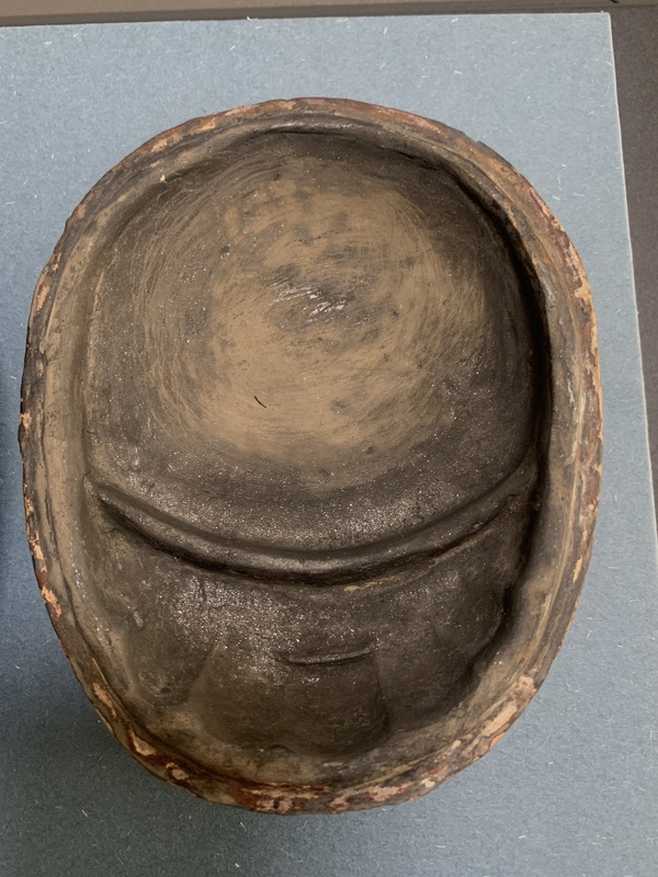 古玩陶瓷金蟾澄泥硯拍賣(mài)，當(dāng)前價(jià)格12000元