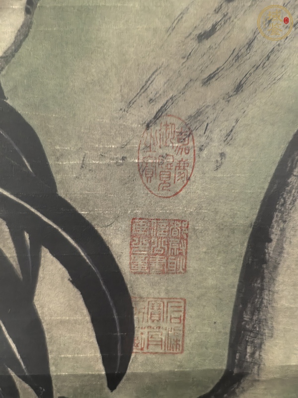 古玩字畫(huà)鄒一桂款松鶴圖真品鑒賞圖
