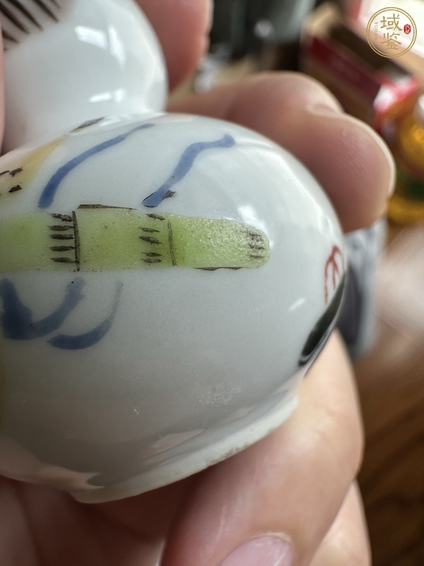 古玩陶瓷粉彩葫蘆瓶真品鑒賞圖