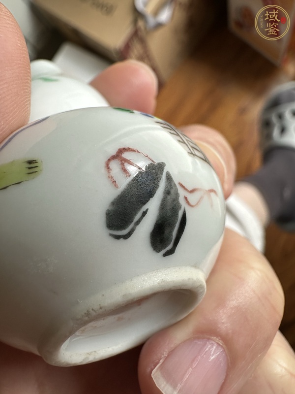 古玩陶瓷粉彩葫蘆瓶真品鑒賞圖