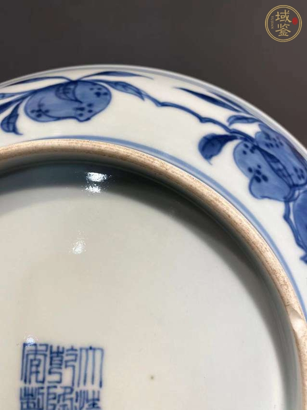 古玩陶瓷青花盤真品鑒賞圖