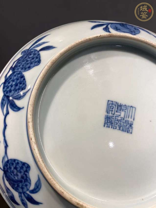 古玩陶瓷青花盤真品鑒賞圖