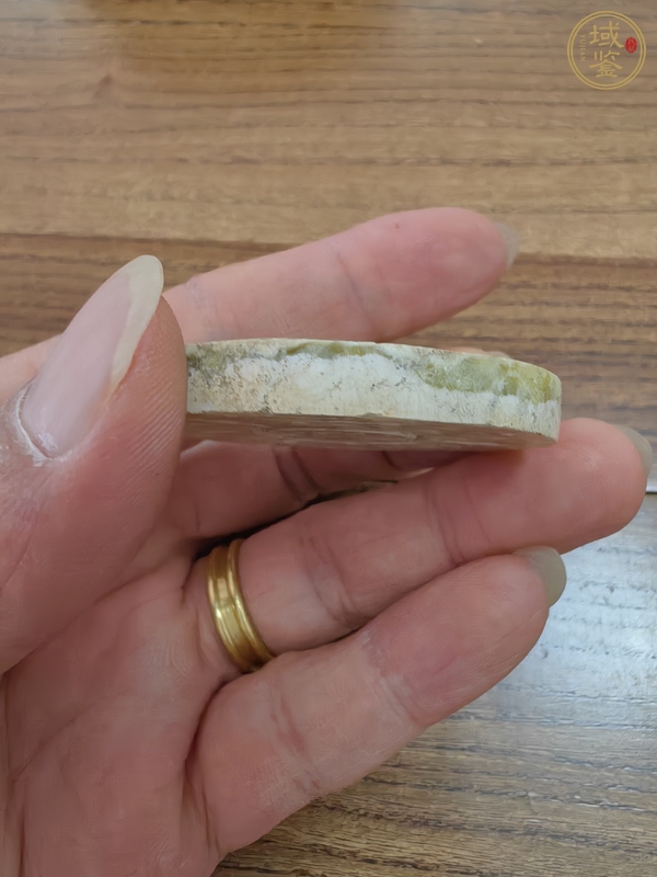 古玩玉器仿古玉劍首真品鑒賞圖